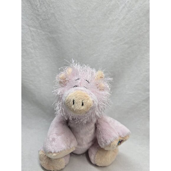 Ganz Webkinz FUZZY PINK PIG 8" Plush STUFFED ANIMAL Toy HM002- No Code - Picture 1 of 7